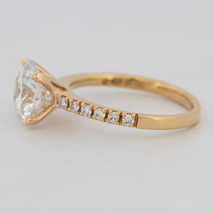 3 CT Round Solitaire Pavé (LG) - ZIZOV DIAMONDS