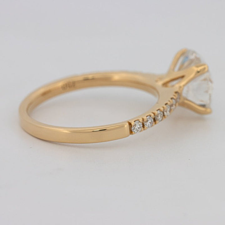 3 CT Round Solitaire Pavé (LG) - ZIZOV DIAMONDS