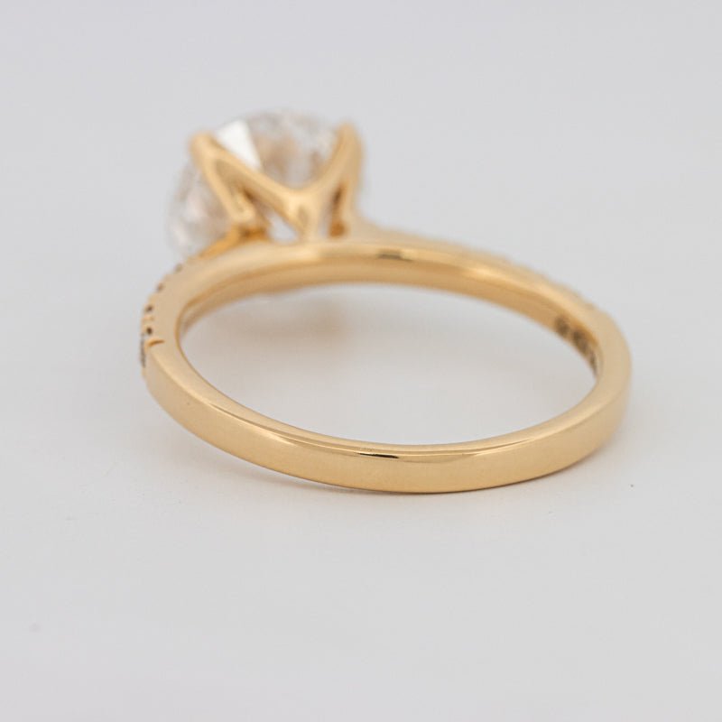 3 CT Round Solitaire Pavé (LG) - ZIZOV DIAMONDS