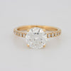 3 CT Round Solitaire Pavé (LG) - ZIZOV DIAMONDS