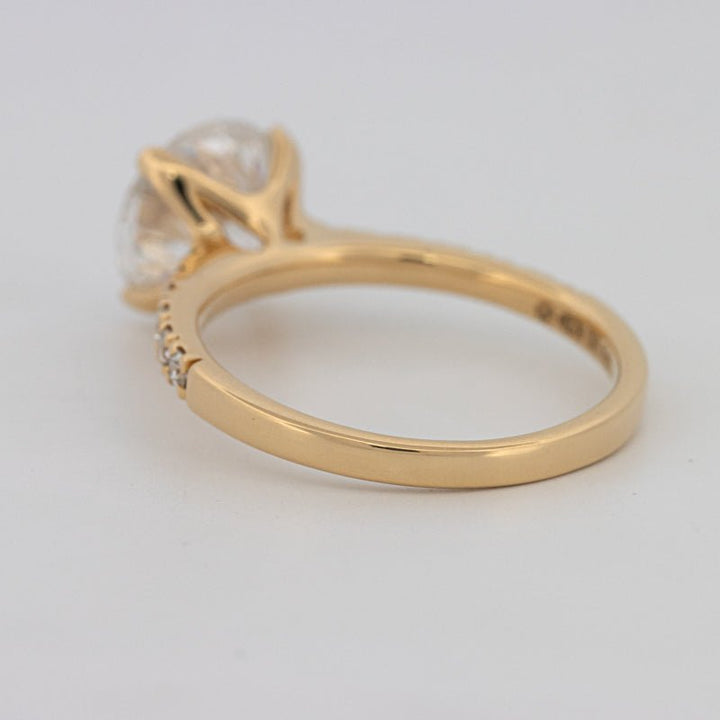 3 CT Round Solitaire Pavé (LG) - ZIZOV DIAMONDS