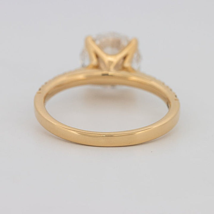 3 CT Round Solitaire Pavé (LG) - ZIZOV DIAMONDS