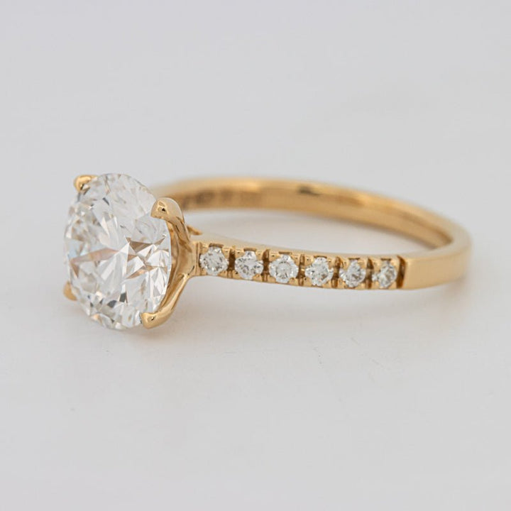 3 CT Round Solitaire Pavé (LG) - ZIZOV DIAMONDS
