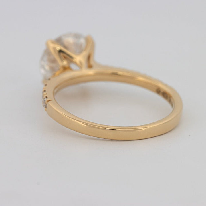 3 CT Round Solitaire Pavé (LG) - ZIZOV DIAMONDS