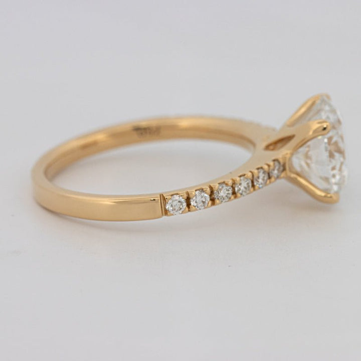 3 CT Round Solitaire Pavé (LG) - ZIZOV DIAMONDS