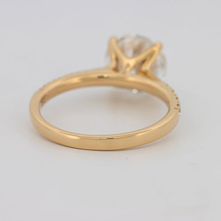 3 CT Round Solitaire Pavé (LG) - ZIZOV DIAMONDS