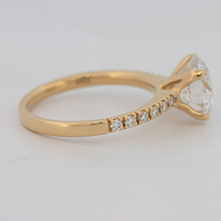 3 CT Round Solitaire Pavé (LG) - ZIZOV DIAMONDS