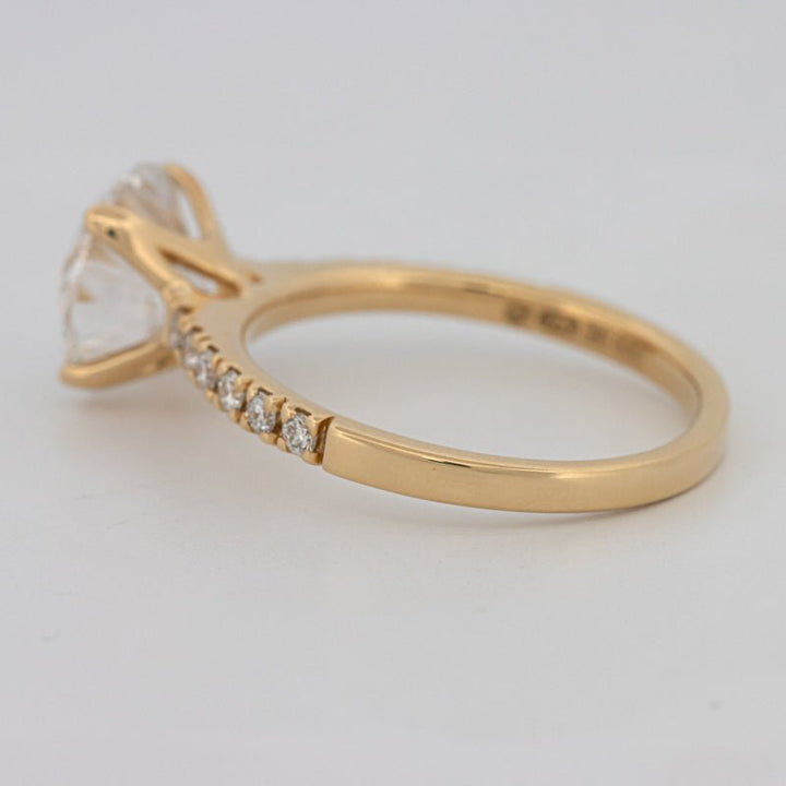 3 CT Round Solitaire Pavé (LG) - ZIZOV DIAMONDS