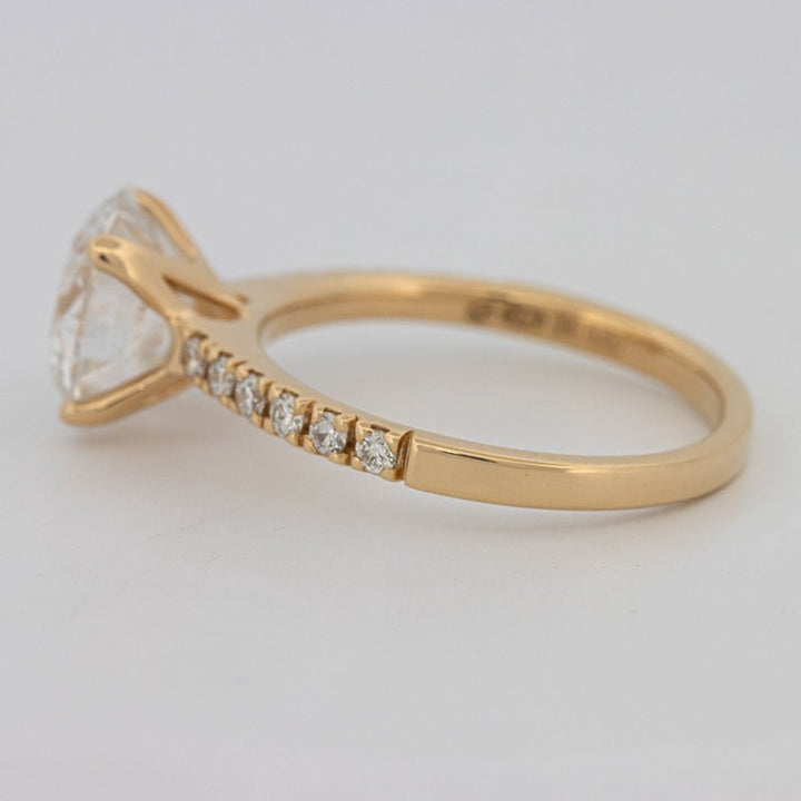 3 CT Round Solitaire Pavé (LG) - ZIZOV DIAMONDS