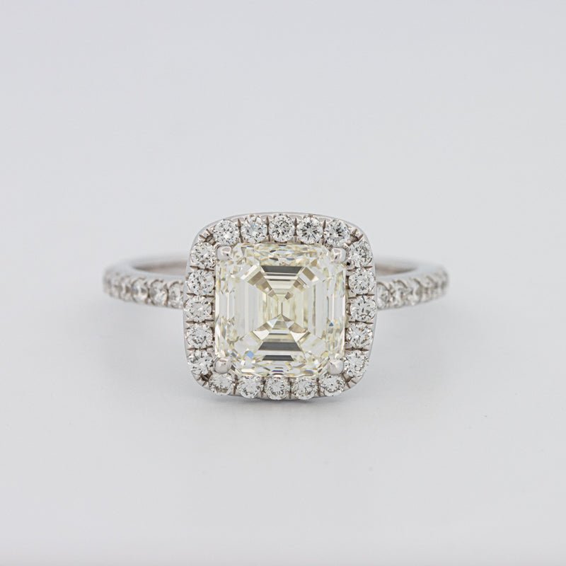 3 CT Square Radiant Halo Solitaire - ZIZOV DIAMONDS
