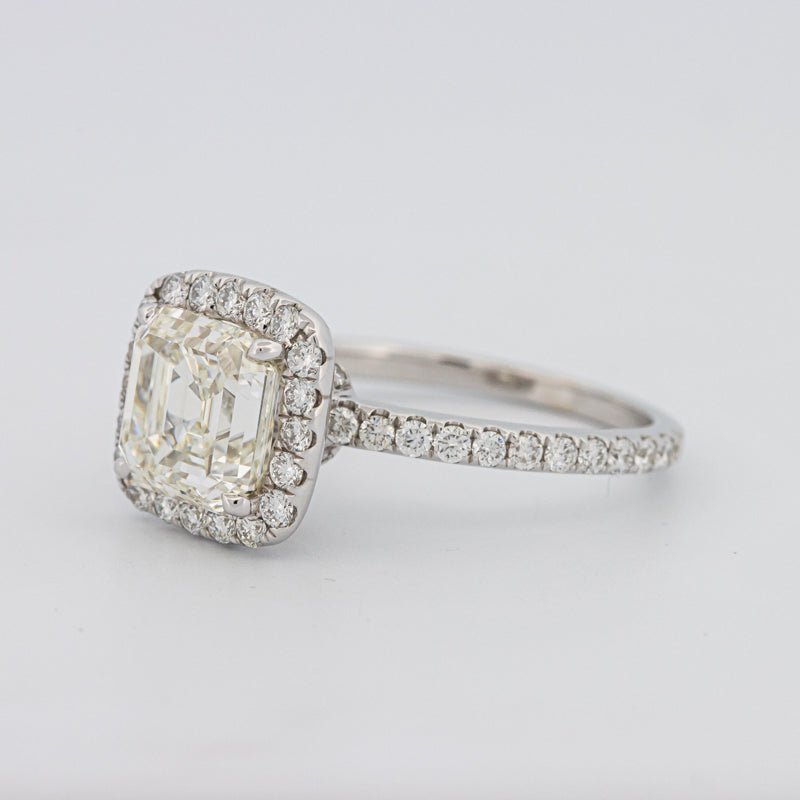 3 CT Square Radiant Halo Solitaire - ZIZOV DIAMONDS