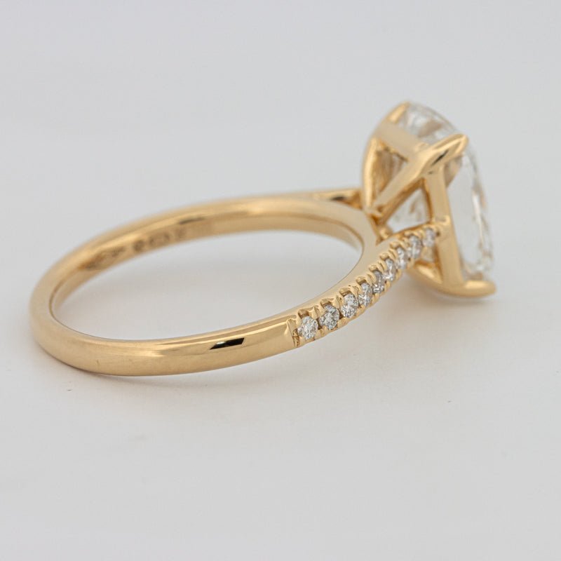 3.50 CT Cushion Cut Pavé Solitaire (LG) - ZIZOV DIAMONDS