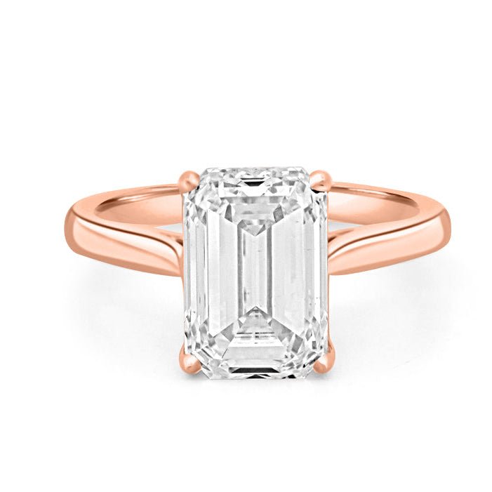 4 CT Classic Emerald Cut Solitaire (LG) - ZIZOV DIAMONDS