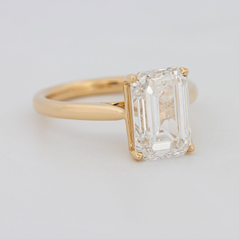 4 CT Classic Emerald Cut Solitaire (LG) - ZIZOV DIAMONDS