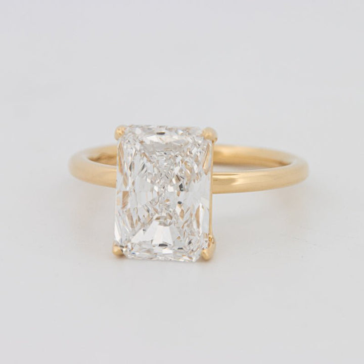 4 CT Classic Radiant Cut Solitaire (LG) - ZIZOV DIAMONDS