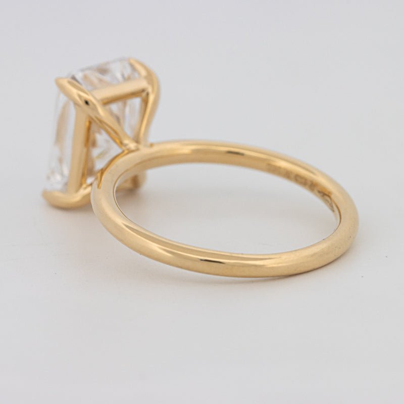 4 CT Classic Radiant Cut Solitaire (LG) - ZIZOV DIAMONDS