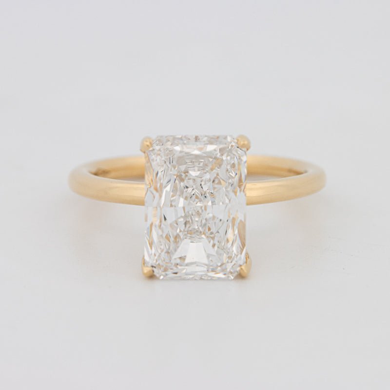 4 CT Classic Radiant Cut Solitaire (LG) - ZIZOV DIAMONDS
