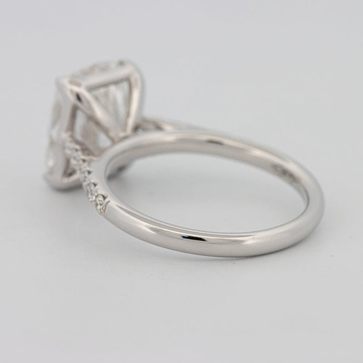 4 CT Cushion Pavé Solitaire (LG) - ZIZOV DIAMONDS