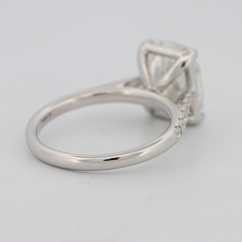 4 CT Cushion Pavé Solitaire (LG) - ZIZOV DIAMONDS