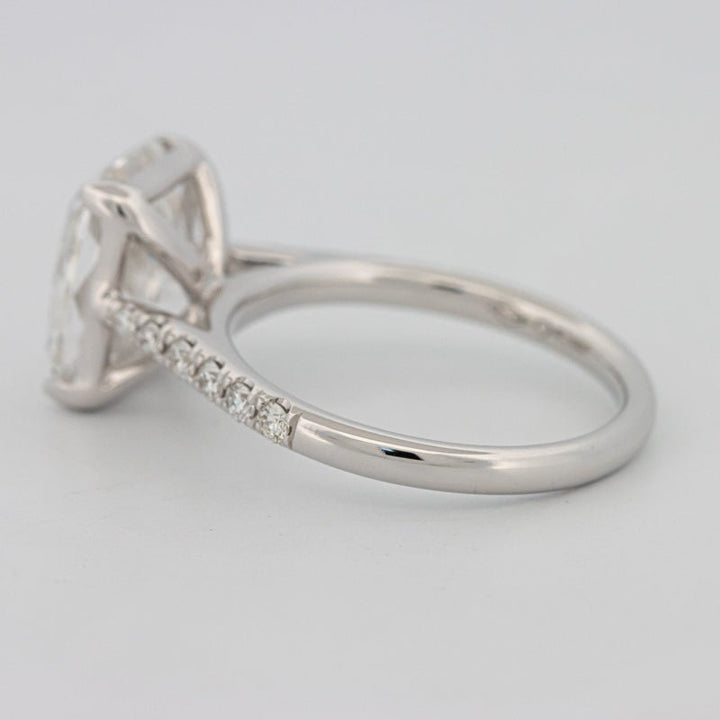 4 CT Cushion Pavé Solitaire (LG) - ZIZOV DIAMONDS