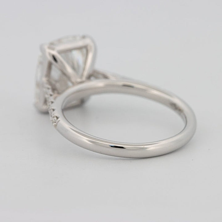 4 CT Cushion Pavé Solitaire (LG) - ZIZOV DIAMONDS