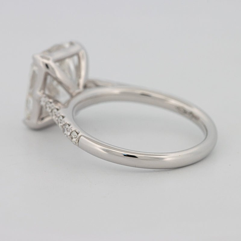 4 CT Cushion Pavé Solitaire (LG) - ZIZOV DIAMONDS