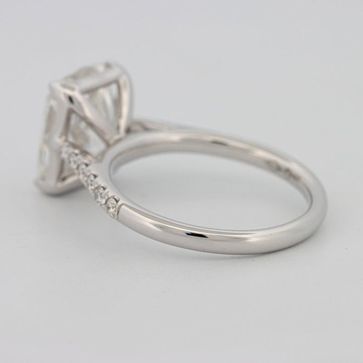 4 CT Cushion Pavé Solitaire (LG) - ZIZOV DIAMONDS