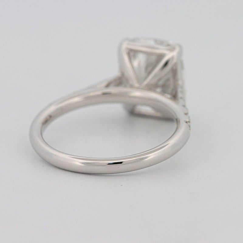 4 CT Cushion Pavé Solitaire (LG) - ZIZOV DIAMONDS