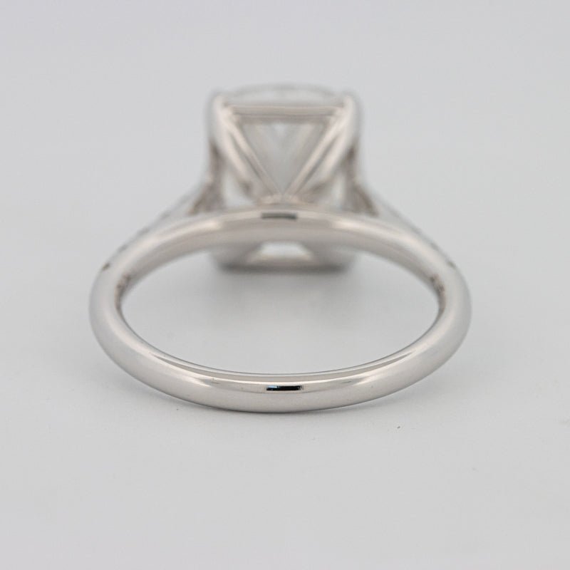 4 CT Cushion Pavé Solitaire (LG) - ZIZOV DIAMONDS