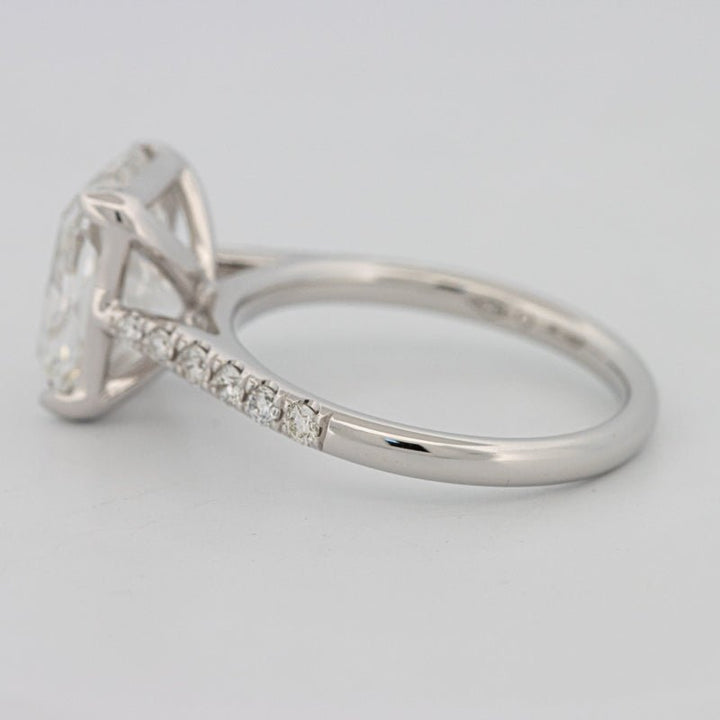 4 CT Cushion Pavé Solitaire (LG) - ZIZOV DIAMONDS