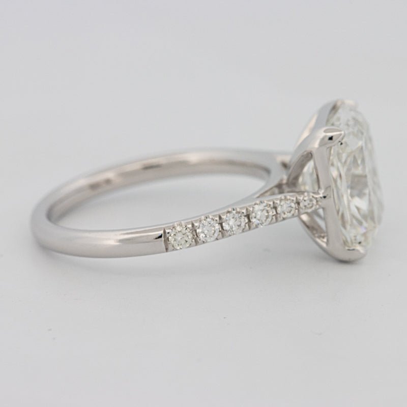 4 CT Cushion Pavé Solitaire (LG) - ZIZOV DIAMONDS