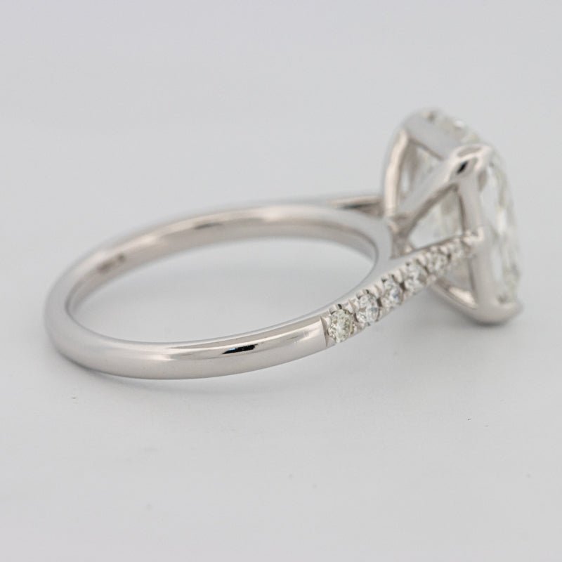 4 CT Cushion Pavé Solitaire (LG) - ZIZOV DIAMONDS