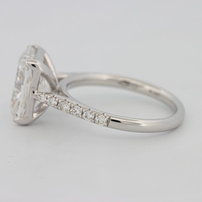 4 CT Cushion Pavé Solitaire (LG) - ZIZOV DIAMONDS