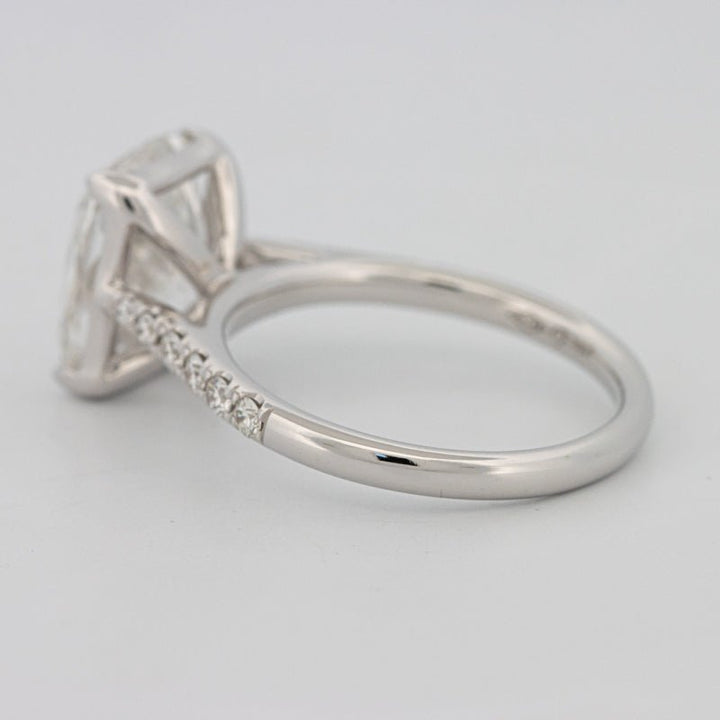 4 CT Cushion Pavé Solitaire (LG) - ZIZOV DIAMONDS