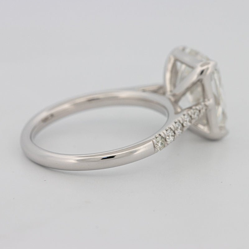 4 CT Cushion Pavé Solitaire (LG) - ZIZOV DIAMONDS