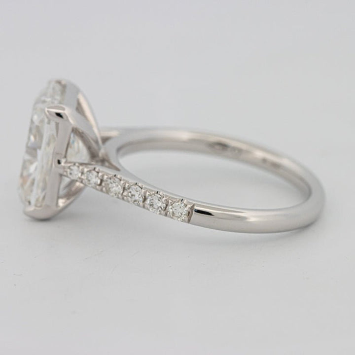 4 CT Cushion Pavé Solitaire (LG) - ZIZOV DIAMONDS