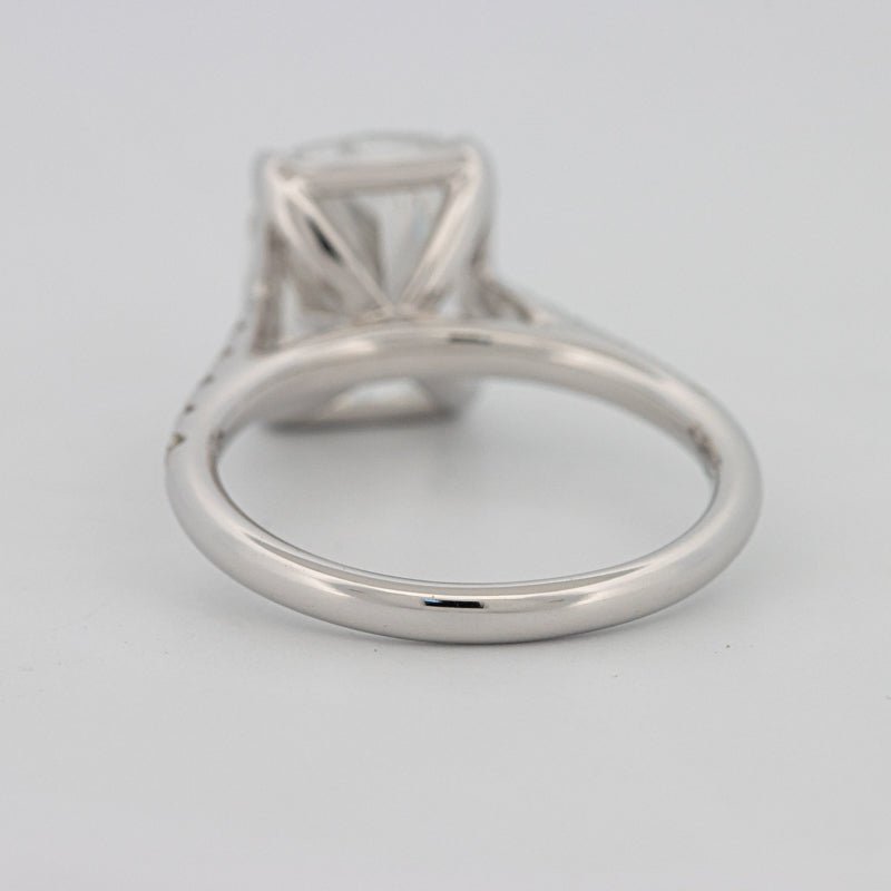 4 CT Cushion Pavé Solitaire (LG) - ZIZOV DIAMONDS