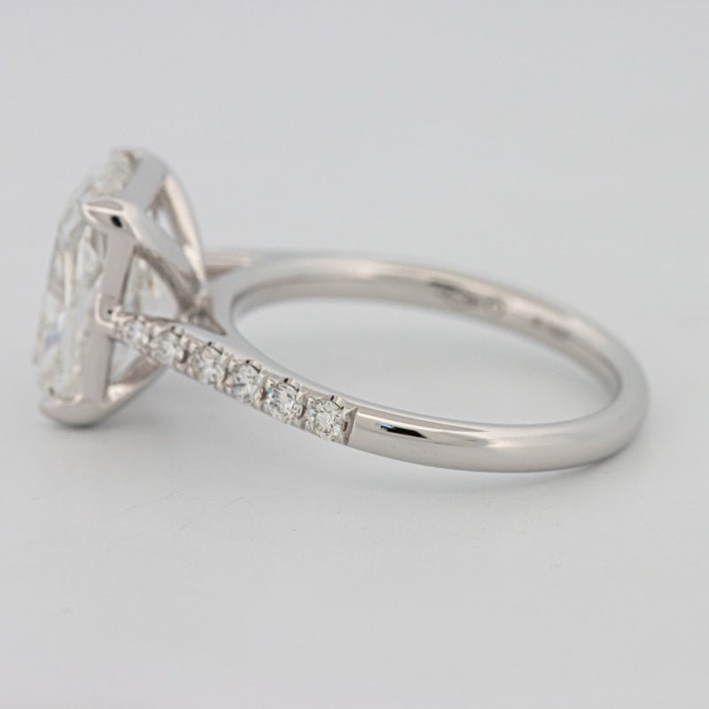 4 CT Cushion Pavé Solitaire (LG) - ZIZOV DIAMONDS