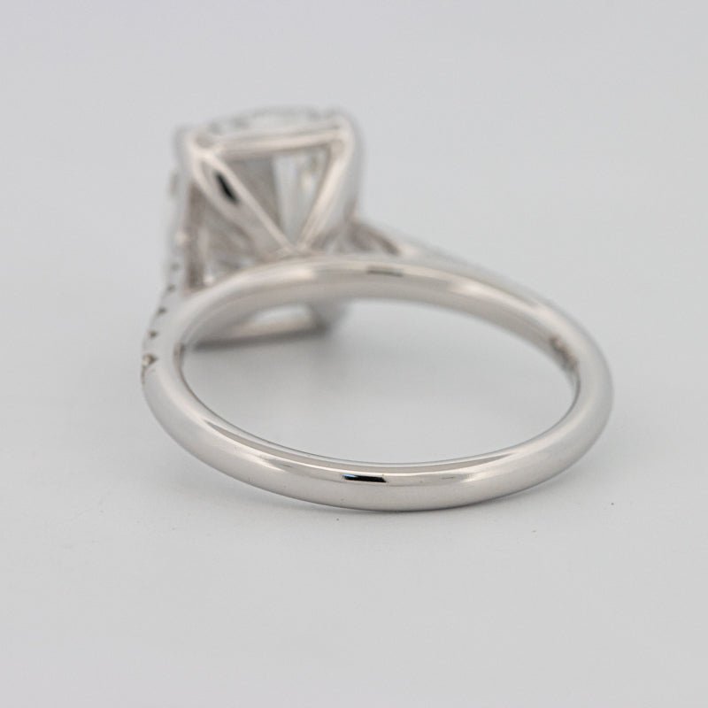 4 CT Cushion Pavé Solitaire (LG) - ZIZOV DIAMONDS