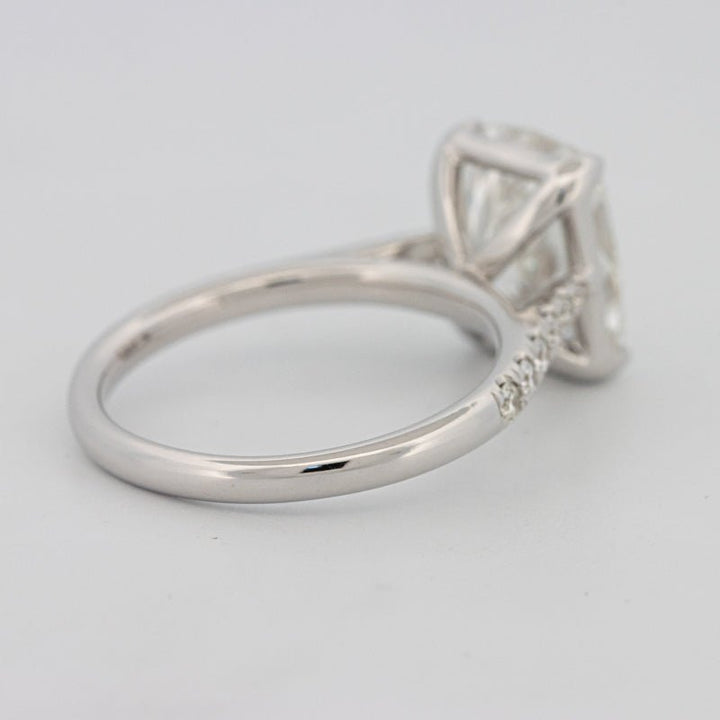 4 CT Cushion Pavé Solitaire (LG) - ZIZOV DIAMONDS