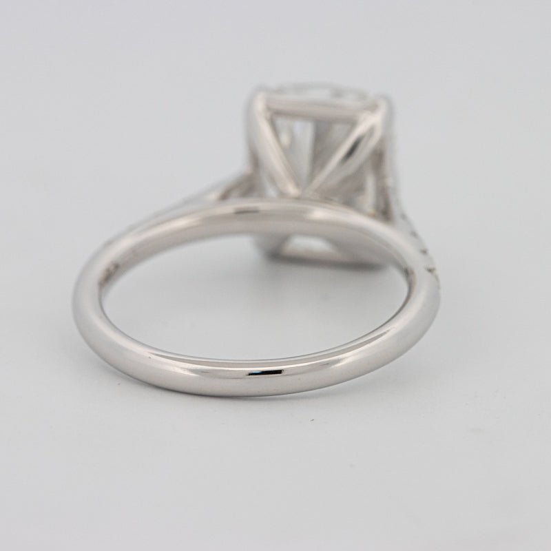 4 CT Cushion Pavé Solitaire (LG) - ZIZOV DIAMONDS