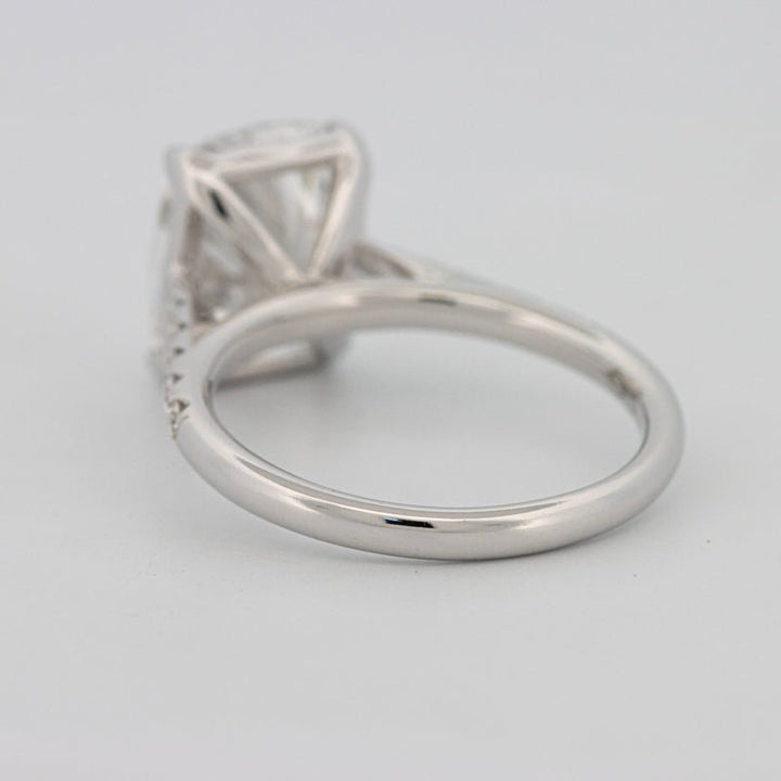 4 CT Cushion Pavé Solitaire (LG) - ZIZOV DIAMONDS