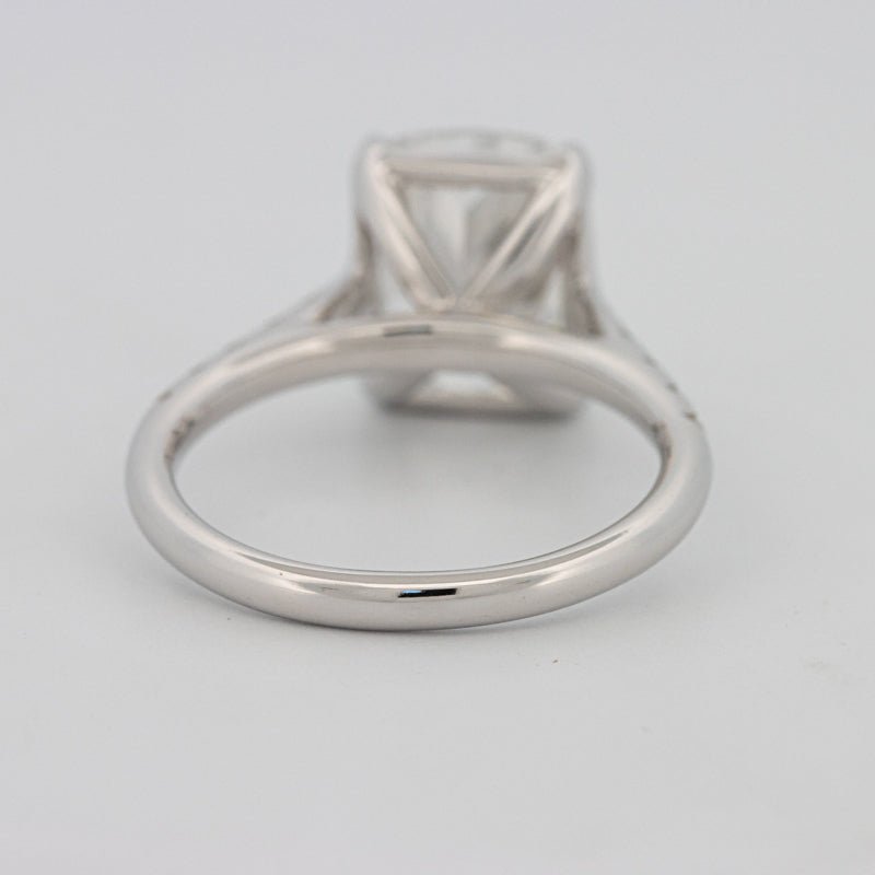 4 CT Cushion Pavé Solitaire (LG) - ZIZOV DIAMONDS