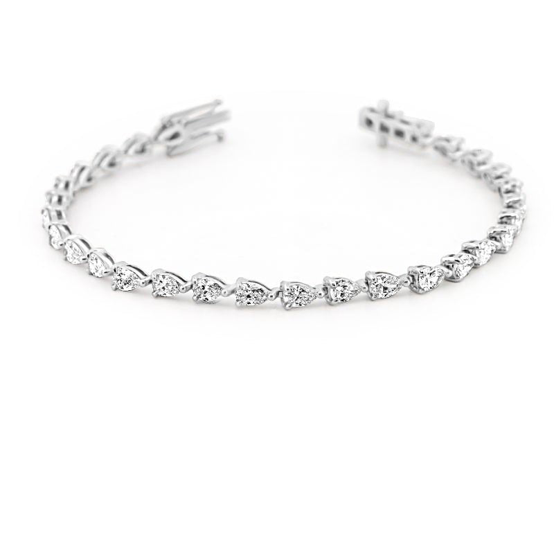 4.65 CT Teardrop Tennis Bracelet - ZIZOV DIAMONDS