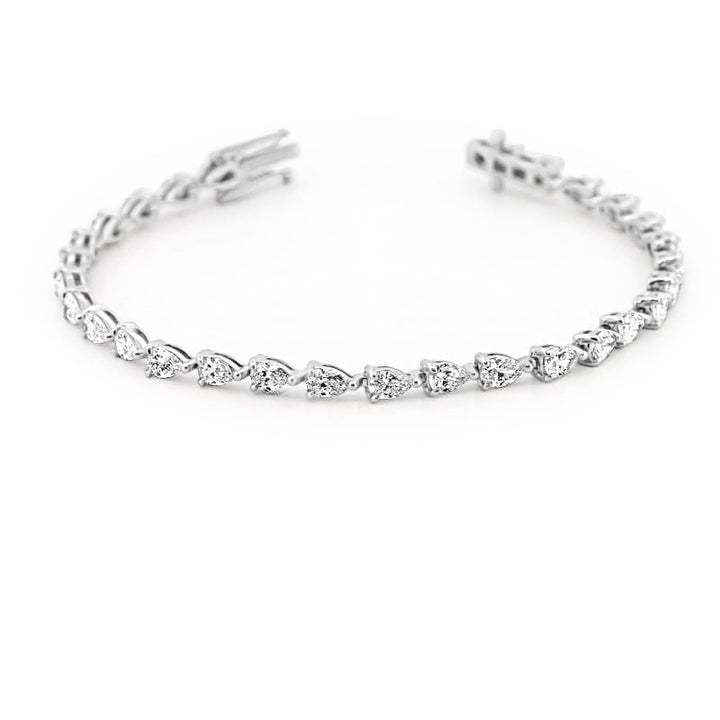 4.65 CT Teardrop Tennis Bracelet - ZIZOV DIAMONDS