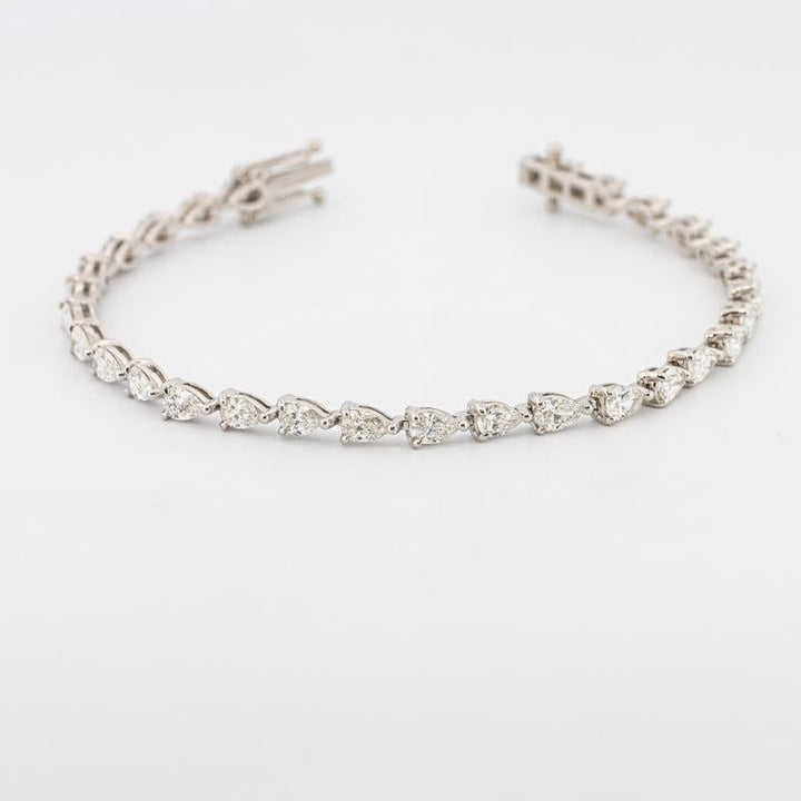 4.65 CT Teardrop Tennis Bracelet - ZIZOV DIAMONDS