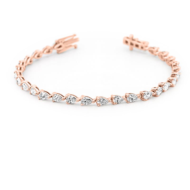 4.65 CT Teardrop Tennis Bracelet - ZIZOV DIAMONDS