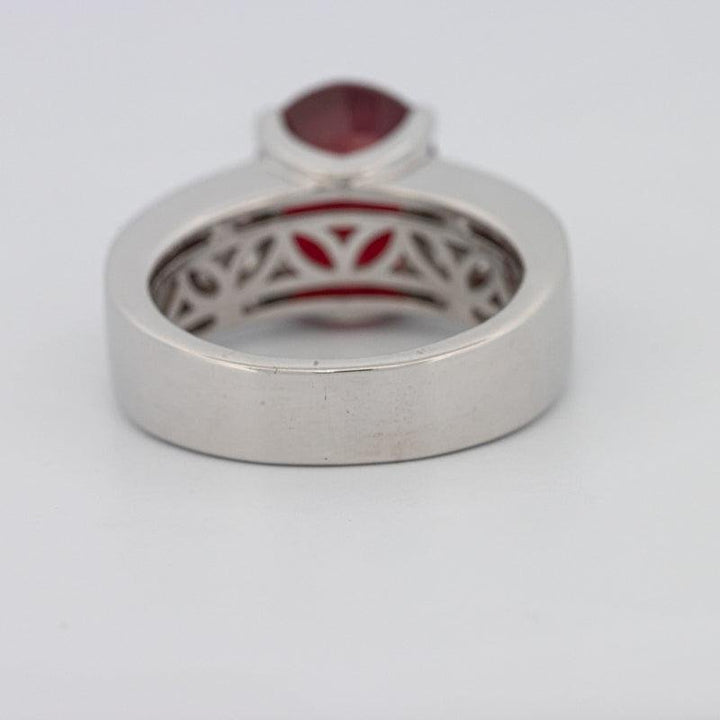 4.70 CT Oval Red Ruby Ring - ZIZOV DIAMONDS