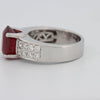 4.70 CT Oval Red Ruby Ring - ZIZOV DIAMONDS