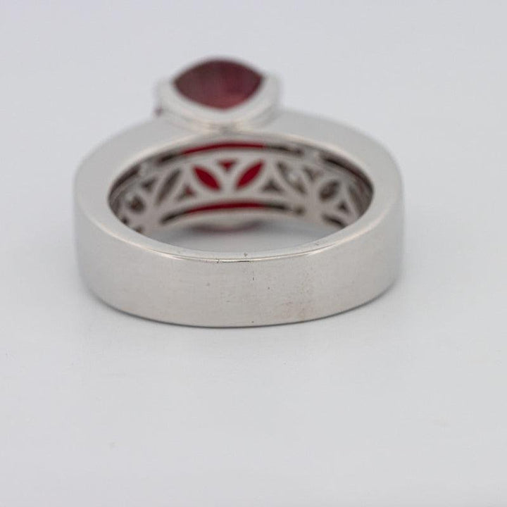 4.70 CT Oval Red Ruby Ring - ZIZOV DIAMONDS